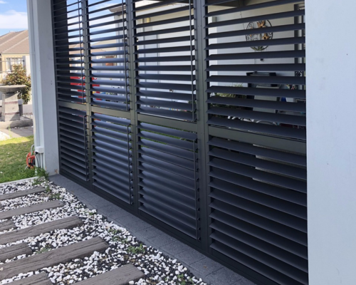 external aluminium shutters